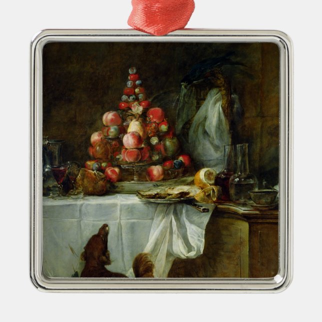 Der Sideboard, 1728 Silbernes Ornament (Vorne)
