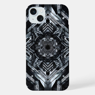 Der siebenstrahlige Glitch: Esoterische Schaltung iPhone 15 Plus Hülle