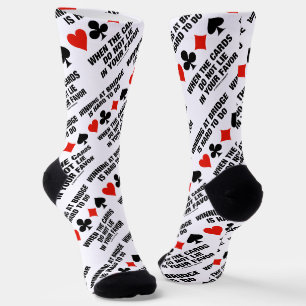 Der Sieg bei der Brücke ist schwierig, wenn Karten Socken