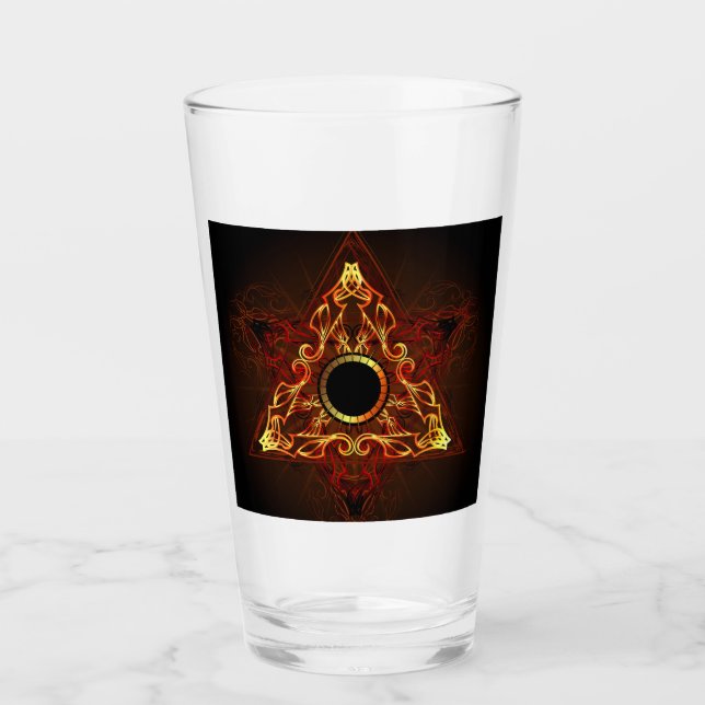 Der Sieg der Flamme Glas (Vorderseite)