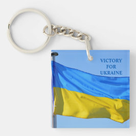 Der Sieg der ukrainischen Flagge Bleibe stark Schlüsselanhänger