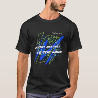 Der Sieg gehört zum Herrn | Christliche Athleten T-Shirt