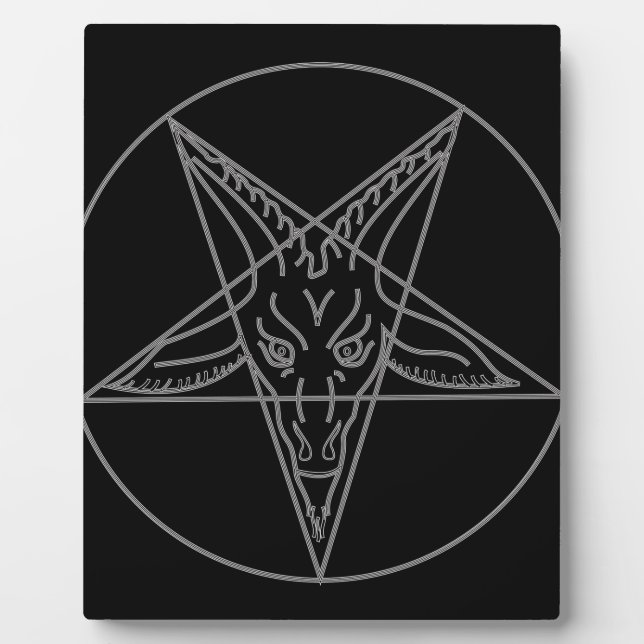 Der Sieg von Baphomet Fotoplatte (Vorderseite)