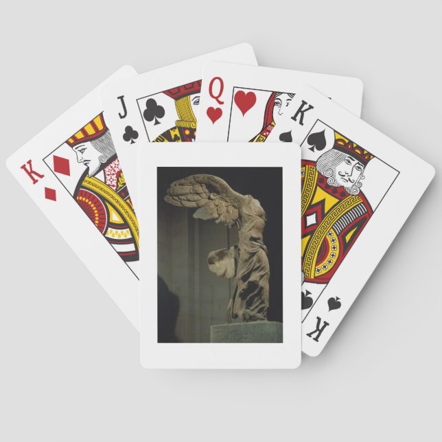 Der Sieg von Samothrace (Parischer Marmor) (siehe Spielkarten (Rückseite)