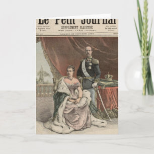 Der Silberne Hochzeitstag des Königs Karte