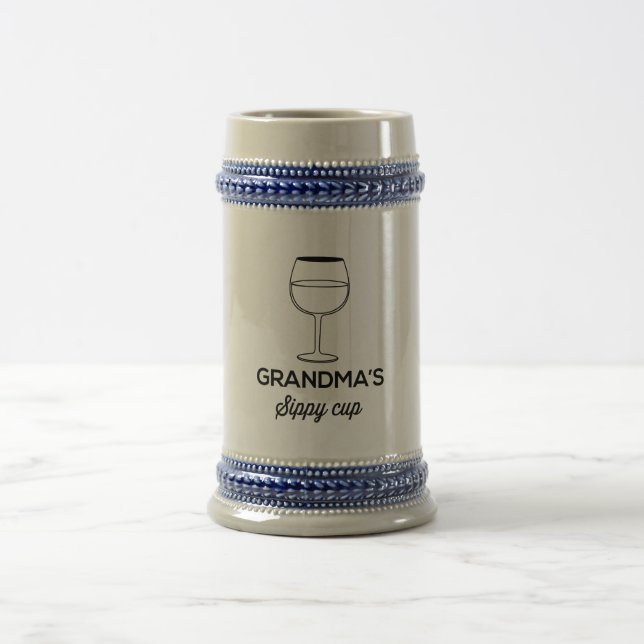 Der Sippy der Großmutter Schale Bierglas (Mittel)