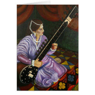 Der sitar-Spieler