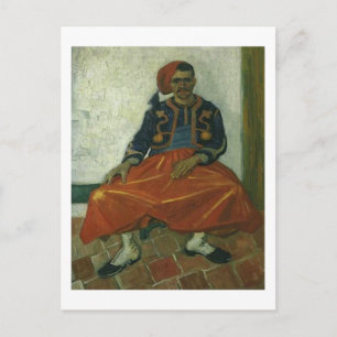 Der sitzende Zuave, Van Gogh Fine Art Postkarte
