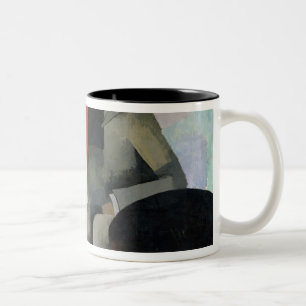 Der Sitzmann oder der Architekt Zweifarbige Tasse