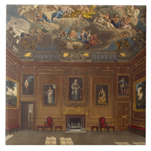 Der Sitzungssaal der Königin, Windsor Schloss, vo Fliese