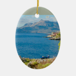 Der sizilianische Fischer Keramik Ornament