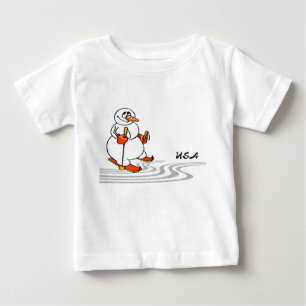 Der Skifahrer - Baby T-shirt