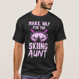 Der Skifahrer Ski Winter Hobb macht den Weg für di T-Shirt
