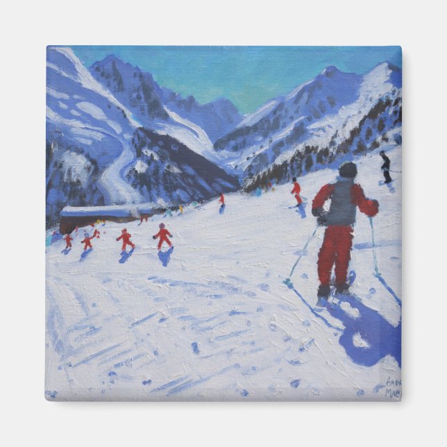 Der Skilehrer Mottaret Magnet (Vorne)
