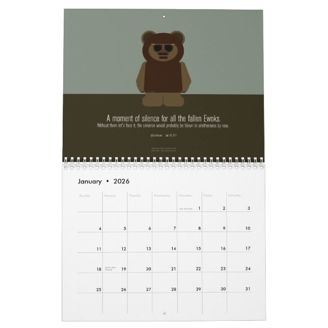 Der Slackluster Twitter-Kalender 2012 Kalender (Jan 2026)