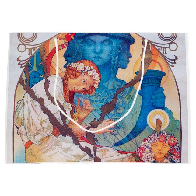 Der slawische Epic Alphonse Mucha Große Geschenktüte (Vorderseite)