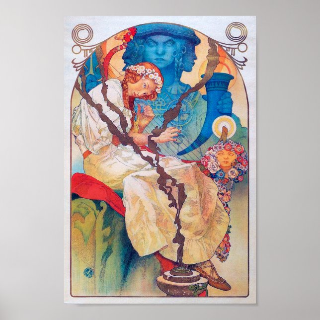 Der slawische Epic Alphonse Mucha Poster (Vorne)