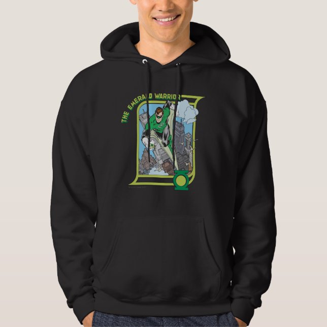 Der Smaragdkrieger Hoodie (Vorderseite)