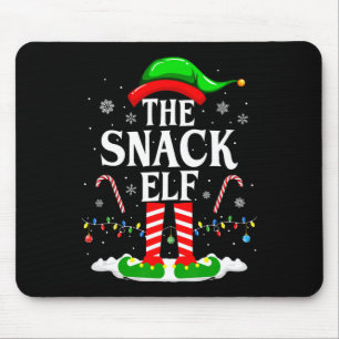Der Snack-Elf Xmas Lustige passende Familiensgrupp Mousepad