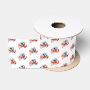 Der Snowbird Flamingo Satinband