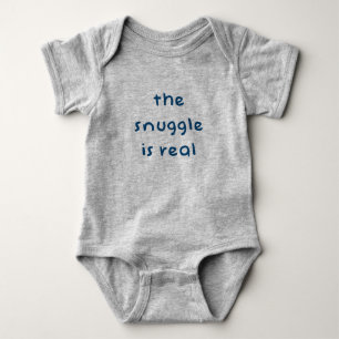 Der Snuggle ist - niedlicher Baby-Bodysuit Baby Strampler