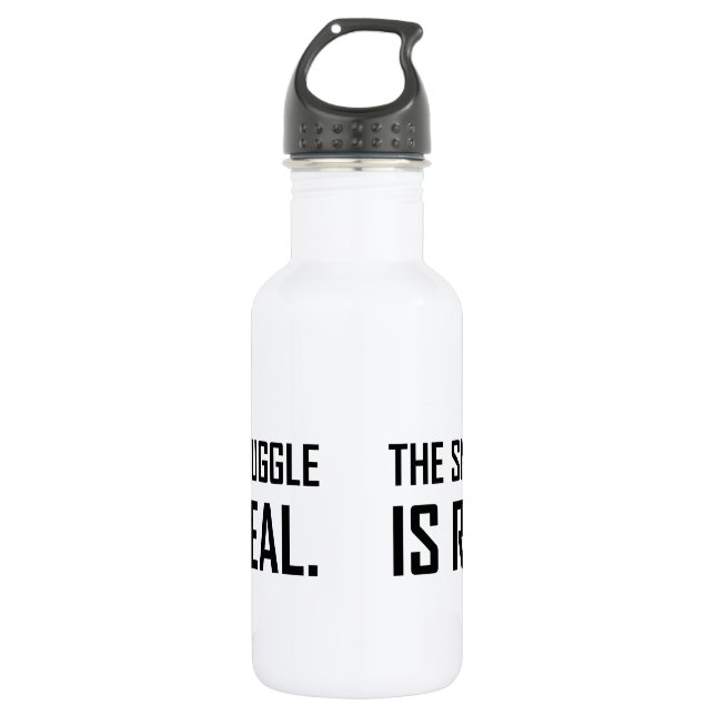 Der Snuggle ist wirklich Edelstahlflasche (Vorderseite)