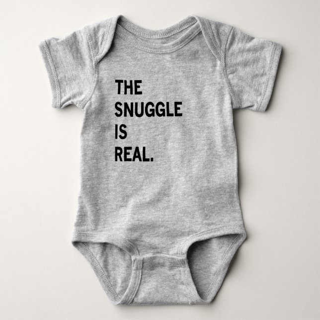 Der Snuggle ist wirklicher Baby-Spielanzug Baby Strampler (Vorderseite)