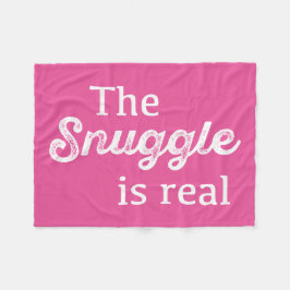 Der Snuggle ist wirkliches rosa lustiges Fleecedecke