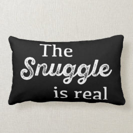 Der Snuggle ist wirkliches Schwarzweiss-lustiges Lendenkissen