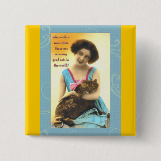 der so viele gute Katzen braucht Button