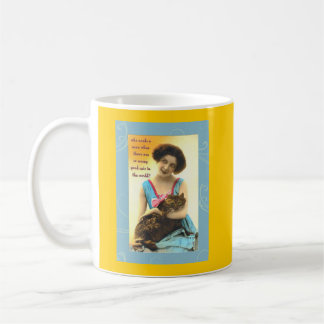 der so viele gute Katzen braucht Kaffeetasse