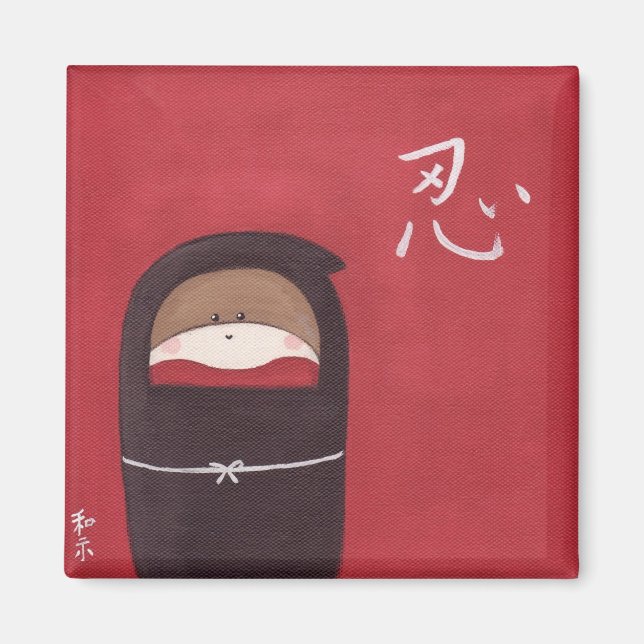 Der Socketmonkey Ninja Magnet (Vorne)