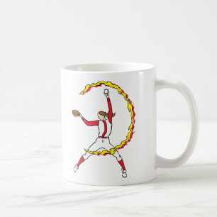 Der Softball-Krug der Frauen Kaffeetasse