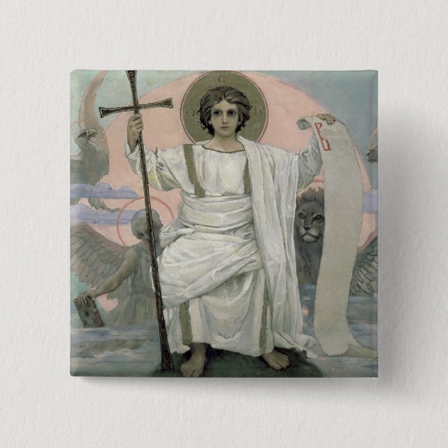 Der Sohn des Gottes - Wort Gottes, 1885-96 Button (Vorderseite)