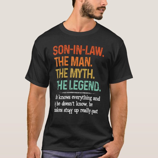 Der Sohn des Menschen, des Mythos, des legendären  T-Shirt (Vorderseite)
