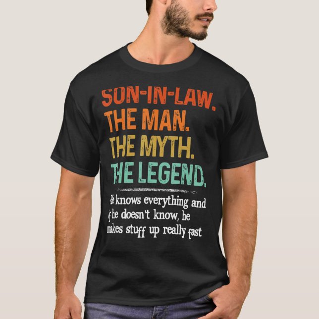 Der Sohn des Menschen, des Mythos, des legendären  T-Shirt (Vorderseite)