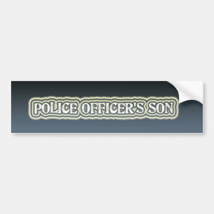 Der Sohn des Polizeibeamten Autoaufkleber