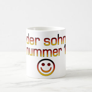Der Sohn Nummer 1 - Sohn der Nr.-1 auf Deutsch Kaffeetasse