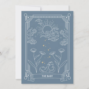 Der Sohn Tarot Baby Dusche Einladung