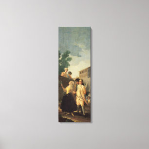 Der Soldat und die junge Dame, 1778-79 Leinwanddruck