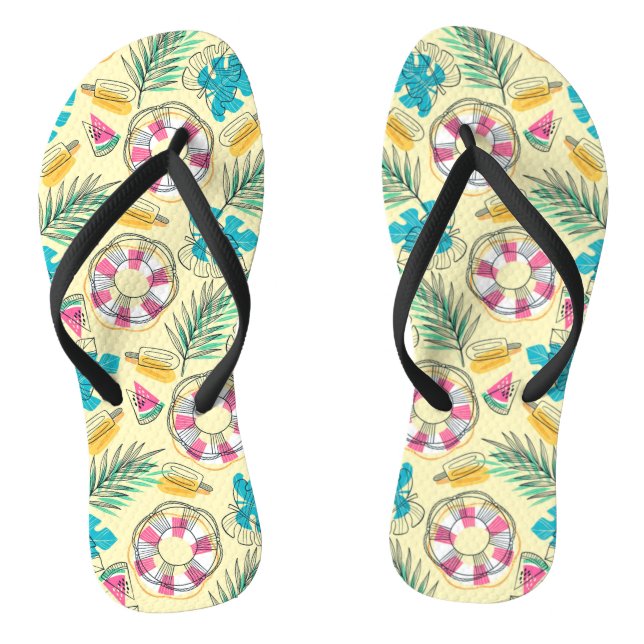 Der Sommer am Strand Flip Flops (Fußbett)