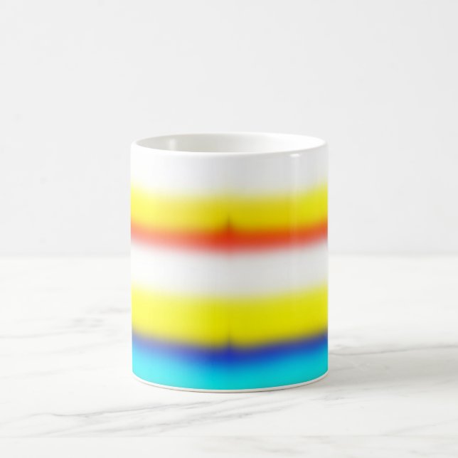 Der Sommer am Strand Kaffeetasse (Mittel)