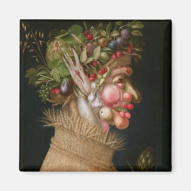 Der Sommer, Arcimboldo Magnet (Vorne)