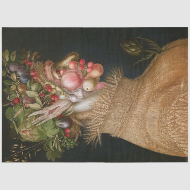 Der Sommer, Arcimboldo Seidenpapier (Vorderseite)