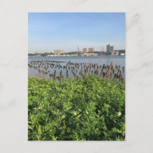 Der Sommer auf der Hudson NYC New York City Postca Postkarte