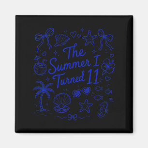 Der Sommer, in dem ich 11 wurde Tropical Beach Geb Magnet