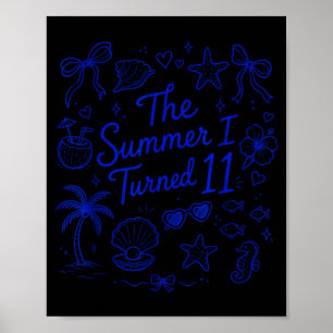 Der Sommer, in dem ich 11 wurde Tropical Beach Geb Poster