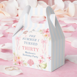 Der Sommer, in dem ich Dreißig wurde Muschel-Gebur Geschenkschachtel