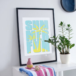 Der Sommer ist Illusion. Poster