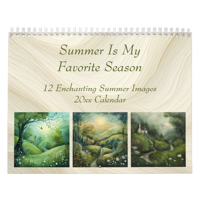 Der Sommer ist meine Lieblingssaison Kalender (Titelbild)